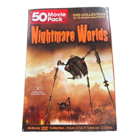 Nightmare Worlds - 50 Movie Pack (DVD, 2006, 12-Disc Set) - Picture 1 of 3